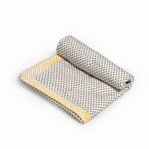 Hand blockprinted Dohar Blanket  for Kids - Arrow Booti